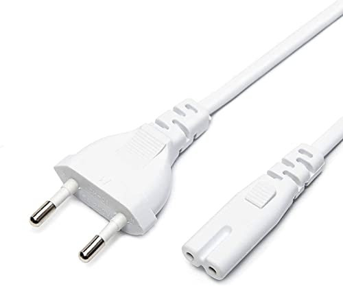 Manhattan 354509 Cavo Alimentazione C7 a Italiana 1.8m Bianco Bianco