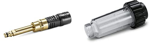 Kärcher Anti-Verdreh-Adapter (löst Schlaufen im Hochdruckschlauch) für alle Hochdruckschläuche mit Quick Connect-Anschluss & Wasserfilter