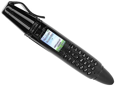 Mini Cellulare a Forma di Penna, Minuscolo Telefono 2G GSM da 0,96 Pollici, Piccolo Dialer BT per Telefono di Backup con Fotocamera e Funzione Torcia per L'apprendimento