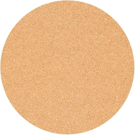 FORVOLWCO 1Stück Korkplatten Selbstklebende Rund Wandkorkplatten mit Starker Klebstoff, Hitzebeständig Korkmatte for DIY Modellbau Basteln Pinnwand Korkfliese (Size : D40CM)