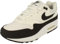 NIKE Air MAX 1, Sneaker Mujer, Blanco Black Summit White, 41 EU