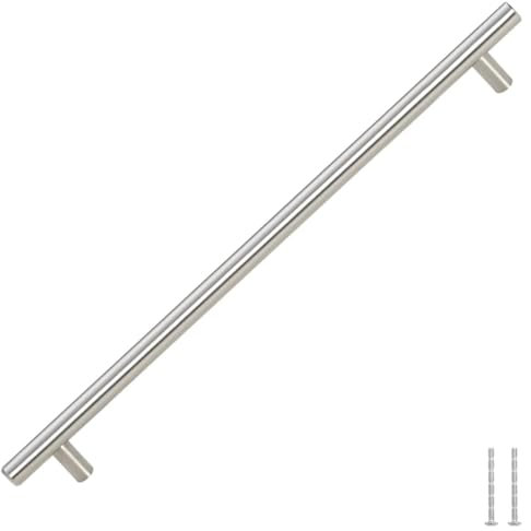 vidaXL Möbelgriffe 5 Stk., Schrankgriffe T-Form, Griffe für Küchenschränke, Küchengriffe Schubladengriffe Türgriffe, Silbern 320mm Edelstahl