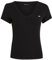 Tommy Jeans Camiseta de Manga Corta para Mujer Slim Cuello de Pico, Negro (Black), XXS