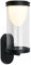 BRILONER - LED Wandleuchte ohne Stromanschluss Touch, dimmbar in Stufen, Akku tauschbar, Wandlampe Akku, Aussen, Wandbeleuchtung außen, Außenleuchte, Außenwandleuchten, 24x12x10 cm, Schwarz
