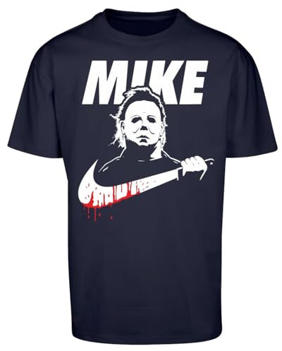 Men Oversize T-Shirt Horror Logo Mike Killer Merch Slip Life is Pain Movies
