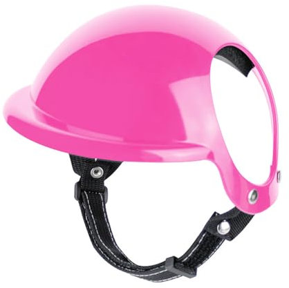 Helm für kleine Haustiere mit Ohrloch, verschleißfester Motorradhelm, Sport, Sicherheit, Outdoor-Helm für Hunde, Katzen, Hunde, Motorradhelme für kleine Hunde, Motorräder