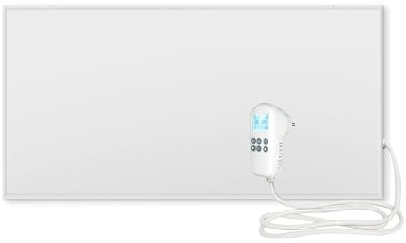 EVOKOR Infrarotheizung mit Thermostat - 700W - Infrarot Wandheizung - Wandmontage mit Überhitzungsschutz - Heizplatte Heizkörper Heizpaneel - 1220 * 620mm