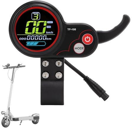M4 Elektroroller Controller, Elektroroller LCD Anzeigefeld, Scooter Display Pan, 48V TF‑100 Display 6 Pin Kommunikationsinstrument, Controller mit E Scooter Tuning Chip