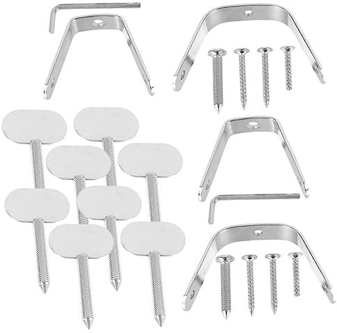 COLLBATH 2 Sets Storage Rack Ham Holder Ham Rack Ham Stand Accessories Ham Accessories Ham Stand Parts Ham Base Ham Leg Holder Ham Fixer Ham Fixing Stand Glass Rack Hanging Stainless Steel