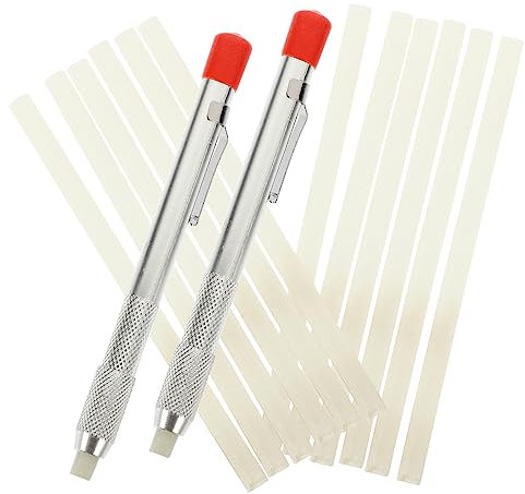 MUSISALY 1 Satz Specksteinstift Filzstifte Aus Speckstein Schweißbleistift Aus Speckstein Zubehör Für Schweißgeräte Schweißmarkerstifte Flacher Specksteinhalter Schweißerwerkzeuge Kupfer