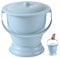 Urinoir portable, pot de chambre, urinoir de chevet portable avec couvercle et poignée, seau à commode de capacité à forte capacité, seau en plastique pour les femmes enceintes enceintes, seau de pip