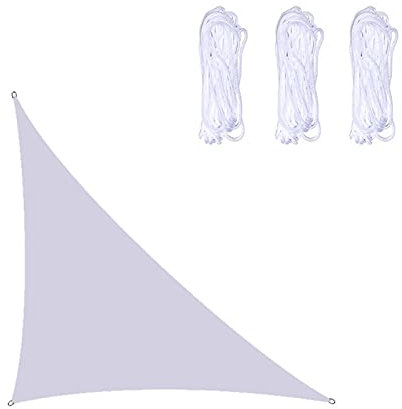 Tenda da sole impermeabile con blocco UV, 3 x 4 x 5 m, triangolare, per esterni, patio, cortile, giardino