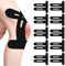 10 Stück Schwarz PreCut Kinesiotapes Knie,Kinesiotapes Vorgeschnitten Knie,Kinesiologie Tape,Ohne Shere,Wasserfestes & Elastisches Physio Tape für Knieschmerzen (Schwarz)