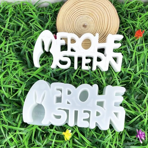 Silikonformen Gießformen Ostern, Silikonform Ostern Hase Gießform Osterhase Gips Zum Gießen Gießform Ostern Hase Gipsform Ostern Silikonformen Hase Giessformen Silikon Ostern für Handwerk (J)