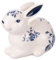 2er Set Deko Hase Keramik Blumendeko Osterdeko