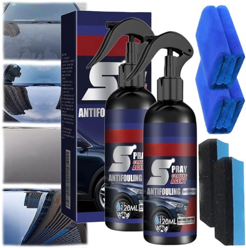 Qosneoun Festivalment Multi-functional Coating Renewal Agent, 3 in 1 High Protection Quick Car Coating Spray, Surface Protection Wax (2Pcs)