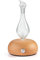 Vernebelungsdiffusor für reines ätherisches Öl, Aromatherapie-Diffusor, Holzsockel & Glasdiffusor für Zuhause, Keine Hitze, kein Wasser