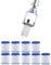 Blitzel Wasserfilter 360° Wasserhahn Filter Mit 9 PP-Baumwollpatronen - Wasser filter Wasserhahn, Wasserhahn Entfernt Schwermetalle, Hartes