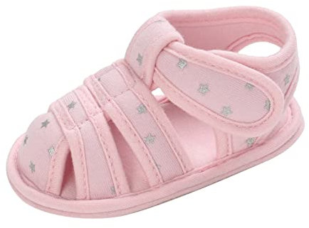 Allbestop Valise Printemps et été enfants bébé enfant en bas âge chaussures garçons et filles sandales fond plat bout rond léger doux couleur unie confortable Organisateur Rangement(Rose,19)