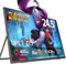 UPERFECT 24.5 240Hz Monitor Portatile, Gaming Portable Monitor 1ms GtG FreeSync Premium, Luminosità 400 nits, 100% sRGB, Ultra Sottile HDR IPS-Bildschirm für PC Laptop Spielekonsole, VESA-kompatibel