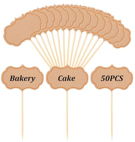 50 Pcs Cheese Markers for Charcuterie Board Food Labels for Party Buffet Grazing Table Supplies Blank Toothpick Flags Appetizer Signs for Birthday Wedding Party Food Decorations