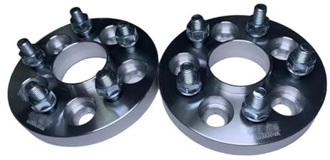 Distanziali Ruote 2 adattatori per ruote da 25 mm, distanziali PCD da 5x114,3 a 5x120, centri per, perni ruota da 67,1-72,56 mm, M12x1,5