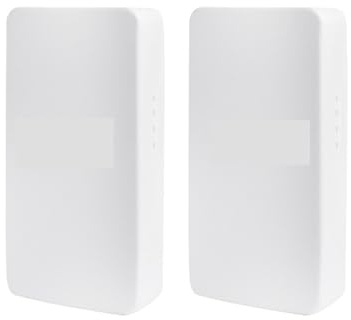 300Mbps Outdoor Wifi Router Repeater 2.4G Wireless Bridge Wifi Signal Amplifier Increases Wifi Range Point To Point 1KM Extensive Coverage(2 pcs)