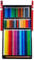 Koh-I-Noor 3837 POLYCOLOR - Künstlerfarbstifte mit Anspitzer und 2 Graphitstiften im Pappetui - Farben sortiert, 72er-Farbset