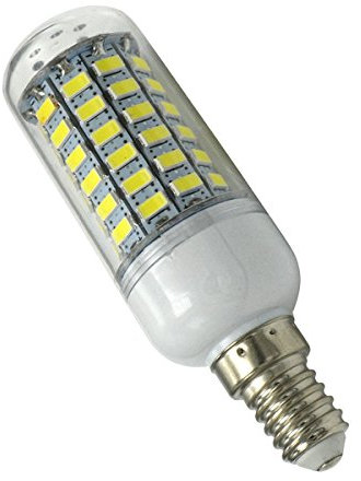 Aoxdi 1 Stück E14 LED Lampe Leuchtmittel 10W, Kaltweiß, 69 SMD 5730 LED Mais Leuchte E14 LED Licht Glühlampe, AC220-240V