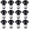 EASTERN POWER Viti Disco Freno Mountain Bike, Viti Freni a Disco MTB, Vite Nero M5 * 10 MM in Acciaio, 12 Pezzi
