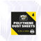SOL 4pk Polythene Dust Sheets - Large 3.6m x 2.7m Plastic Sheets for Furniture & Painting, Dust Sheeting for Home Renovation, Durable Decorating Plastic Dust Covers