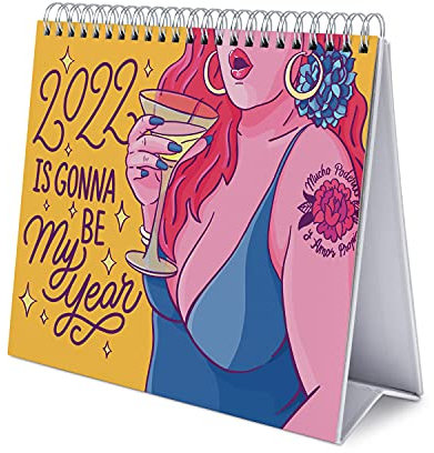 Grupo Erik Tischkalender 2022 - Self Love Kalender 2022 Tischkalender - Tischplaner 2022 Planer 2022 by Lucia Types, CS22025