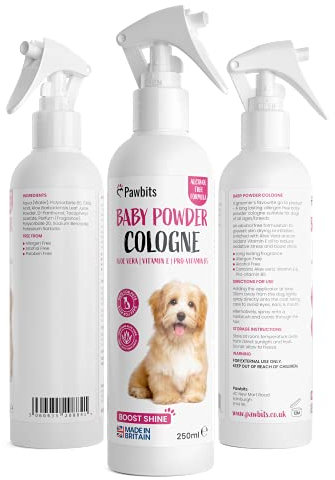 Baby Powder Cologne for Dogs 250ml - Long-Lasting Deodoriser & Conditioner for Pets