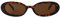 ADEWU Oval Sonnenbrillen Damen Retro Herren 90er Vintage schmale Sonnenbrille für Reise Fahren