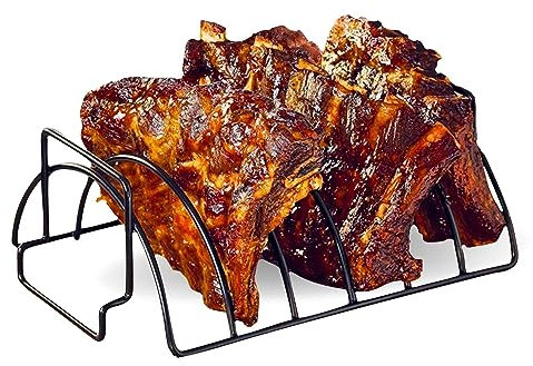 Kyto Sparerib - Supporto a Costole, in Acciaio Nero