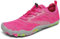 SAGUARO Barfußschuhe Damen Herren Zehenschuhe Traillaufschuhe Weich Bequem Barfussschuhe Fitnessschuhe Männer Frauen Trainingsschuhe für Joggen Laufen Wandern, Fuscia Rot, 42 EU