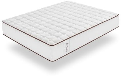 Moonia | Air Max Matratze | Multizonen-Komfortmatratzen | Pression Care System | Duo-System Technologie | Weiß | 90 x 200 cm