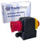 Trade-Shop Schalter-Stecker-Kombination DZ08-4 400V kompatibel mit Güde GWS 600 EC, GWS 600 ECO-2, GWS 700 EC, kompatibel mit Einhell WIS 600/400