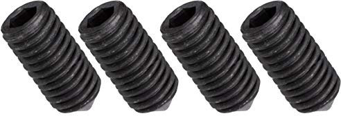 SECOTEC Madenschraube | Wurmschraube für Türdrücker M5x8 mm | 4 Stück | blank