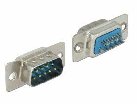 DeLock Steckverbinder Sub-D 9 Pin Stecker