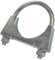 Hyfive Universal Exhaust U Bolt Clamp Heavy Duty Clamp with Nuts 51mm BZP - 4 Clamps