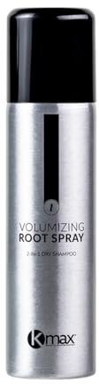 Kmax Root Spray, Spray Volumizzante e Shampoo a Secco, per Capelli Freschi e Volumizzati - Flacone da 150 ml