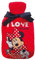 I Love Minnie Hot Water Bottle-Disney Minnie Mouse Hot Water Bottle & Cover Set 2LTR