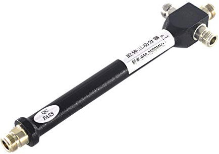 Asudaro 3-Way Power Splitter RF-Verstärker 800~2500MHz Cavity RF Power Splitter/Leistungsteiler Cell Phone Amplifier RF-Verstärker Signalempfänger Branch Power Divider for Signal Booster Schwarz