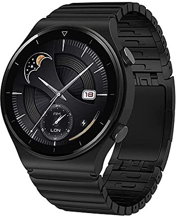 VeveXiao Cinturino compatibile con Huawei Watch GT 46mm/GT2 Pro/GT2 46mm/orologio 3/Watch 3 Pro, 22mm, cinturino in metallo regolabile per Samsung Galaxy Watch 46 mm/Galaxy Watch 3 45mm/Gear S3 Band