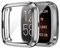 BoLuo 2 Pcs Screen Protectora Funda Silicona para Fitbit Versa 2,Funda Caso Smartwatch,Flexible Cover,Funda Reloj Ultra Clear TPU Case Protectora para Fitbit Versa 2/Versa 2 SE Accessories (Gris)