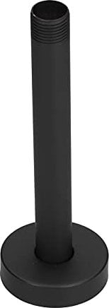 CHICIRIS Duschkopf Verlängerungsarm, 1/2 Zoll Duschkopf Verlängerung, NPT 20MM Duscharm 6 Zoll Unterputz Wandmontage Schwarz Duschkopf Verlängerungsarm für Badezimmer Verchromte Oberfläche