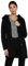ONLY Damen klassischer Mantel OnlSedona Coat Übergangs-Jacke Kapuze Einfarbig, Farbe:Schwarz, Größe:S
