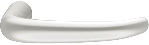 FSB 0 10 1023 04601 0105 Silber AGL Drückerlochteil Türgriff uiniversal, Türdrücker gebogen (feuerschutz), Aluminium eloxiert 10102304601