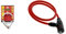 Burg-Wächter Cable Lock with Lighted Combination, 4 digit Combination, Length: 65 cm, 230 65 L &, Bicycle lock 260 60, Standard (assorted colors)
